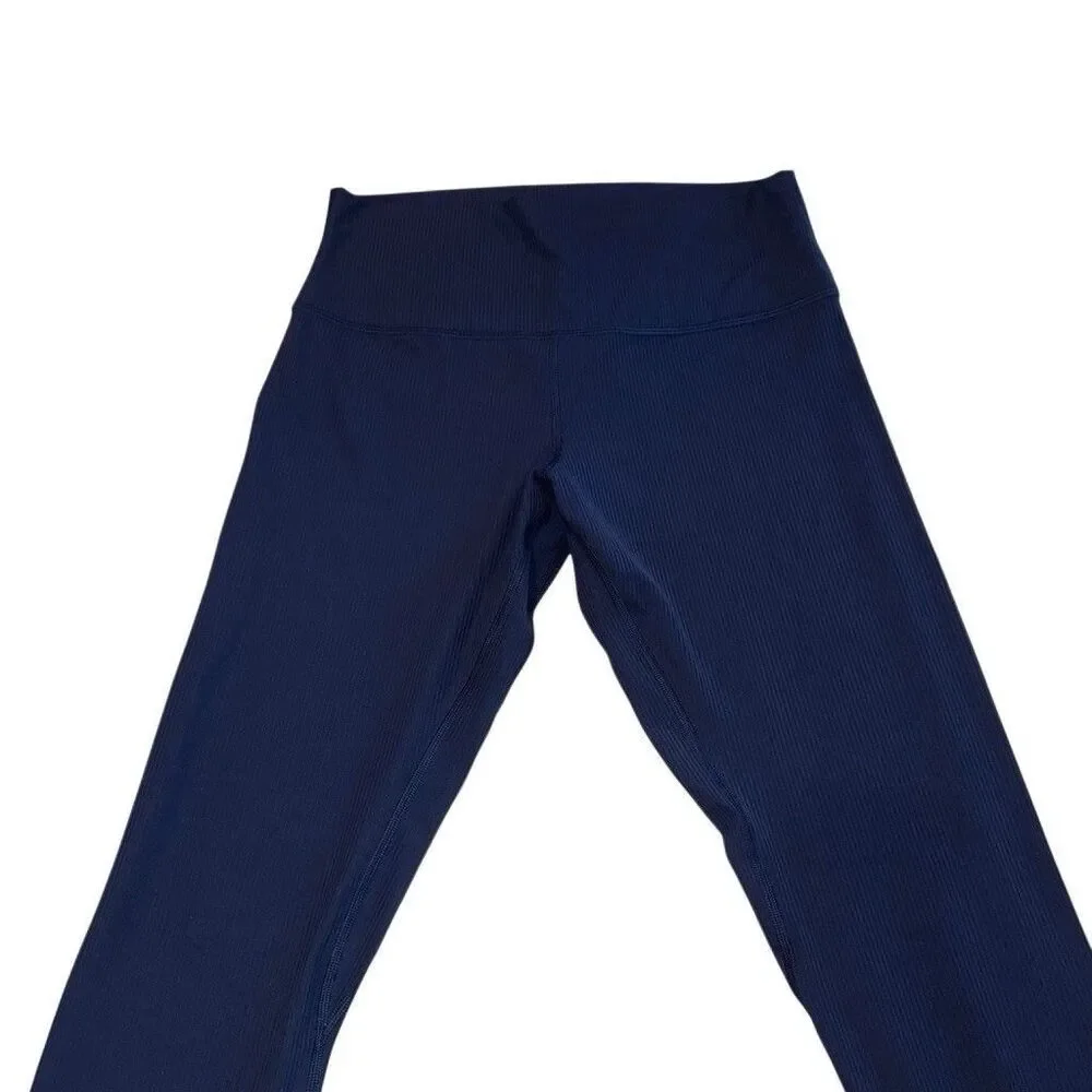 Lululemon Size 12 Align High Rise 23” Crop Pant Authentic Blue Twill